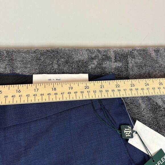 Lauren Ralph Lauren Men's 44X32 Navy Blue Ultraflex Wool Pants NWT *READ - Picture 10 of 16